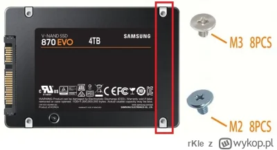 rKle - Która śrubka do dysku SSD mocowanie od dołu ?
Może ktoś polecic link z dobrze ...