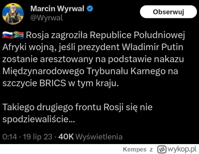 Kempes - #ukraina #rosja #wojna

Rosja otwiera drugi front... XD