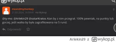 Arlekin29 - Tak tylko wstawie komentarz chłopa, który twierdził, że Lizak wygrałby z ...