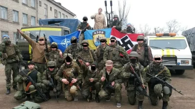 w44_pl - AZOV - nenonazistowska paramilitarna organizacja finansowana przez oligarchi...