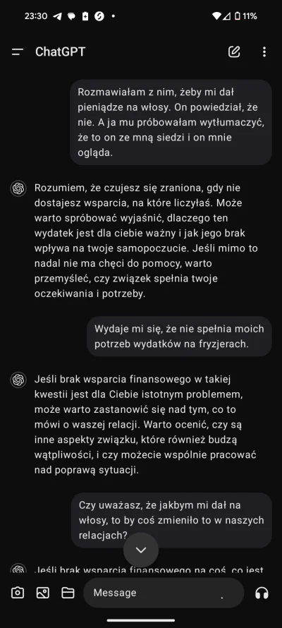 Zinkaczu - Jak nie dasz mi pieniędzy na fryzjera to daje ci do zrozumienia żebym się ...