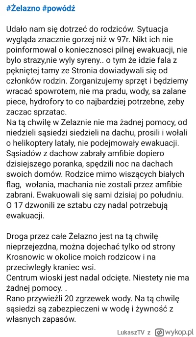 LukaszTV - Nie wygląda to dobrze.. ile może być takich osób zwłaszcza starszych aż st...