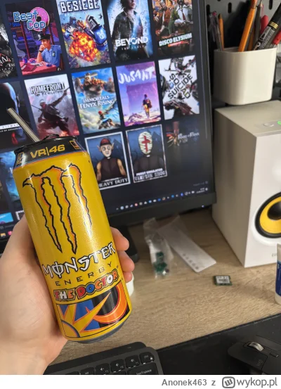 Anonek463 - Myślice, że logo monstera nawiązuje do szatana bo artysta miał taką wizję...