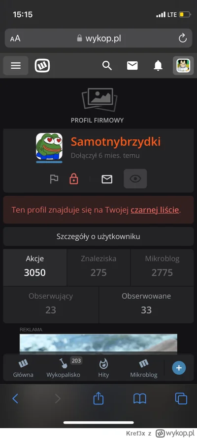 Kref3x - @Miteora: pomylilem go z tym. Bo kiedys mial podobny avatar