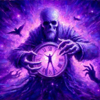 KingaM - #aiart a więc to jest ten słynny zegarmistrz światła purpurowy