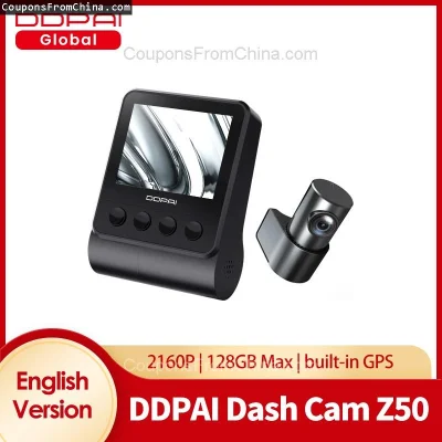 n____S - ❗ DDPAI Dash Cam Z50 Front and Rear GPS
〽️ Cena: 91.04 USD
➡️ Sklep: Aliexpr...