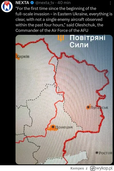 Kempes - #Ukraina #rosja #wojna #lotnictwo 

Ciekawa sytuacja w kontekście ostatnich ...