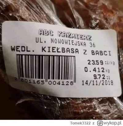 Tomek3322 - @SaintWykopek: z babci mi bardziej jakoś podchodzi