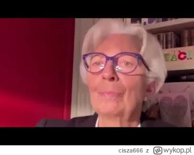 cisza666 - >Prezes Europejskiego Banku Centralnego (EBC) Christine Lagarde padła nied...