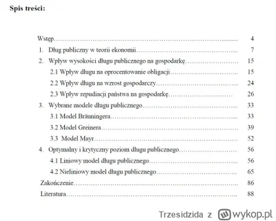 Trzesidzida - Tak wygląda spis treści rozprawy doktorskiej doktora Sławomira Mentzena...