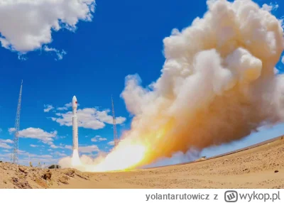 yolantarutowicz - Z Pustyni Gobi wystartowała 30-metrowa nowa chińska rakieta nośna K...