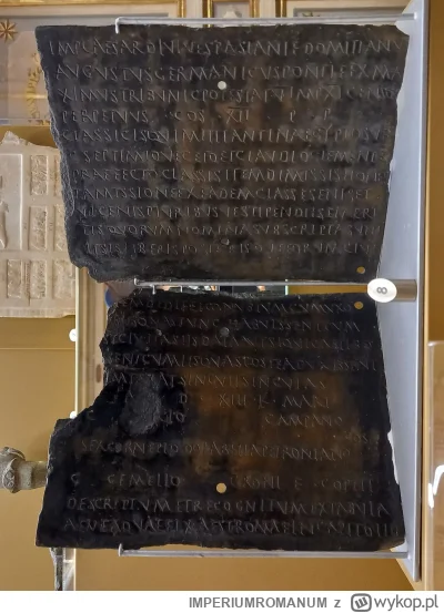 IMPERIUMROMANUM - Dyplom wojskowy Gajusza Gemellusa

Rzymski dyplom wojskowy, który p...