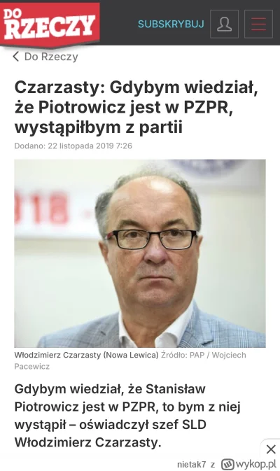 nietak7 - #polityka Za to jedno zdanie nie da się nie mieć do Wuja Czarzastego przyna...