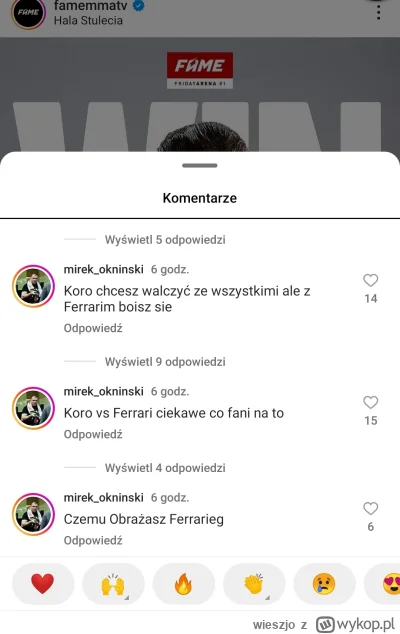 w.....o - Koro obrażał Ferrariego hahah i to ja jestem p----------y ?? koro witamy w ...