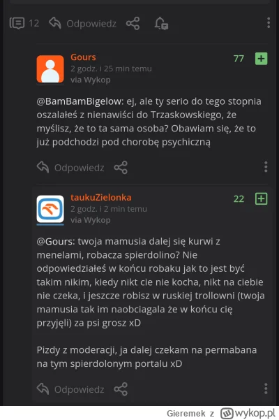 Gieremek - POV: uświadamiasz pisowca, że wrzucił fejka dotyczącego Trzaskowskiego, al...