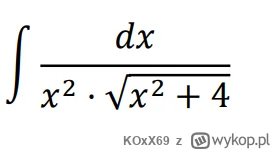 KOxX69 - Da się jakoś w prosty sposób rozwiązać taką całkę?
#studia #matematyka