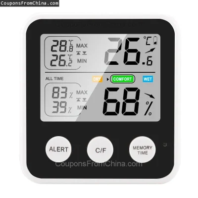 n____S - ❗ Indoor Temperature Humidity Meter
〽️ Cena: 8.99 USD (dotąd najniższa w his...