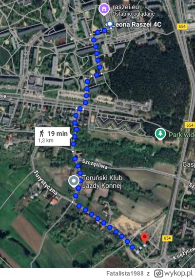 Fatalista1988 - Odległość dzieląca melinę od cmentarza, gdzie pochowani są rodzice Be...