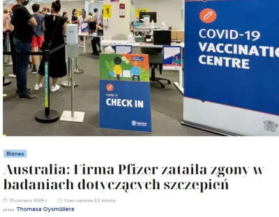 filigranowy-gucio - #szczepienia #pfizer #medycyna Australia:
Firma Pfizer zataiła zg...