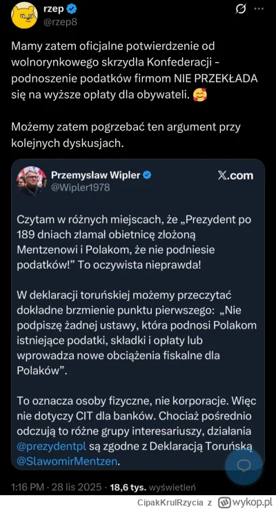 CipakKrulRzycia - #bekazkonfederacji #konfederacja #podatki #bekazpisu #polityka #pol...