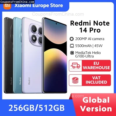 n____S - ❗ Xiaomi Redmi Note 14 Pro 4G 8/256GB Helio G100-Ultra [EU]
〽️ Cena: 190.04 ...