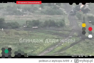 pelikan-z-wykopu-lvl99 - #ukraina #rosja #wojna Ukraiński MRAP Mastiff vs mina przeci...
