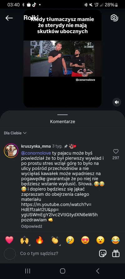 sperg44 - Dlaczego nikt nie zwrócił uwagi na to że środowisko ZAWODOWEGO mma (podkreś...