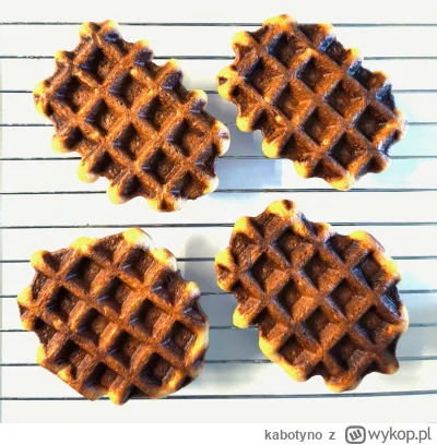 kabotyno - Zrobiłam dziś pyszne belgijskie gofry! 🧇🤩 Mega chrupiące i smaczne, idea...