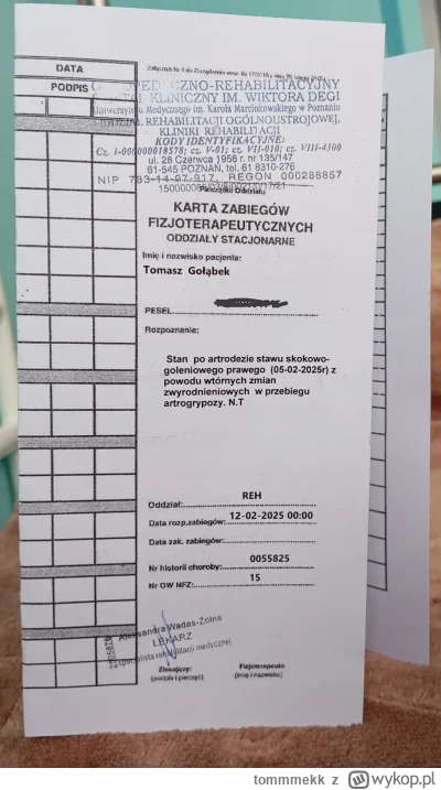 tommmekk - Witam 
Do 21 marca jestem w klinice
Po przyjeździe do domu bede dalej kont...