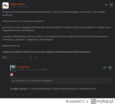 Kryspin013 - >@Kryspin013: @Pavulon12345 Jak to jest mieć tak niskie IQ 

@Logika_wyk...