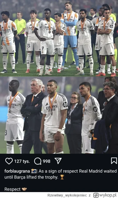 Rzewliwy_wykolejeniec - A ja dziś zamiast gotować Real, to im odpuszczę. Finał fajny ...