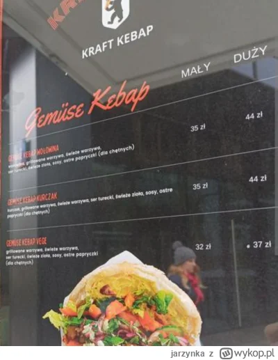 jarzynka - #polska #kebab ceny za kraftowy kebab rzemieślniczy od Hajzera xD (bez pła...