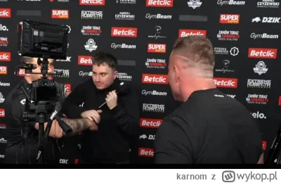 karnom - #famemma Wieszjo odpychający ochroniarza, aby zmierzyć się sam na sam z Deni...