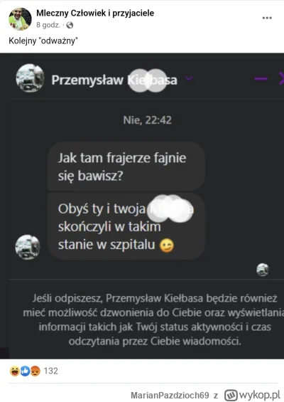 MarianPazdzioch69 - Oj Rudy rudy ty myslisz serio że ci ktoś z prawdziwego konta groź...