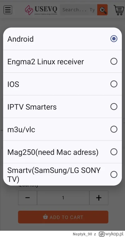 Neptyk_90 - #iptv 

Witam. Zamierzam kupić crystal ze strony usevq, będę używać tivim...