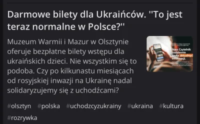 Herato - Dlaczego w naszym kraju to Polacy maja dawać ulgi Ukraińcom? 

Czemu nie moż...