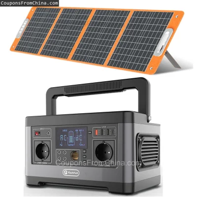 n____S - ❗ FlashFish P63 500W Power Station With 100W Solar Panel [EU]
〽️ Cena: 433.5...