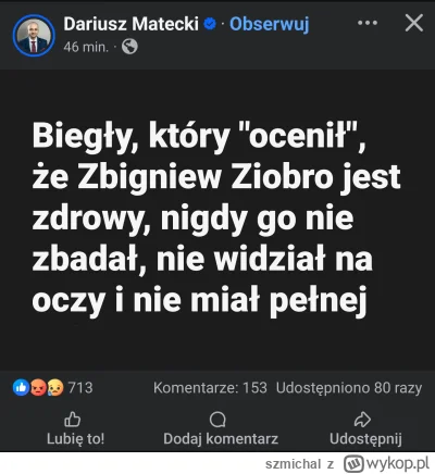 szmichal - Ten argument jest tak głupi "bo go nie widział" że aż brak słów. Jakby każ...
