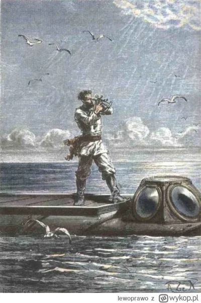 lewoprawo - Kapitan Nemo z powieści "Dwadzieścia tysięc mil podmorskiej żeglugi" Juli...