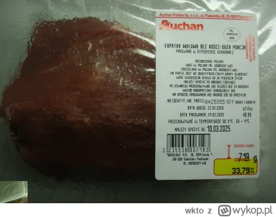 wkto - #listaproduktow
#lopatkawolowa Duża Porcja Auchan #auchan #wolowe
aktualny pro...