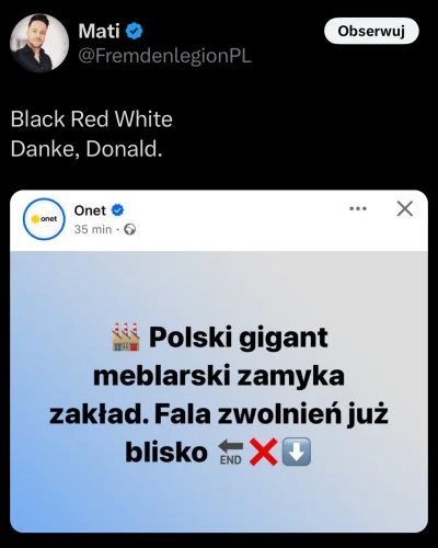 enforcer - Tradycyjnie, coś zamykają to wina wiadomo czyja - nie znam się, ale nie ma...