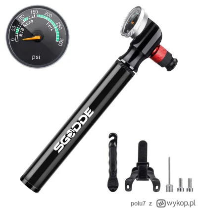 polu7 - Wysyłka z Polski.

[EU-PL] SGODDE Mini Bicycle Pump 300PSI w cenie 15.59$ (63...