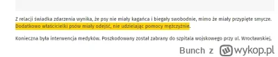 Bunch - Ale co w ogóle robiła tam baba z psami bez kagańca? Siedzi sobie jak gdyby ni...