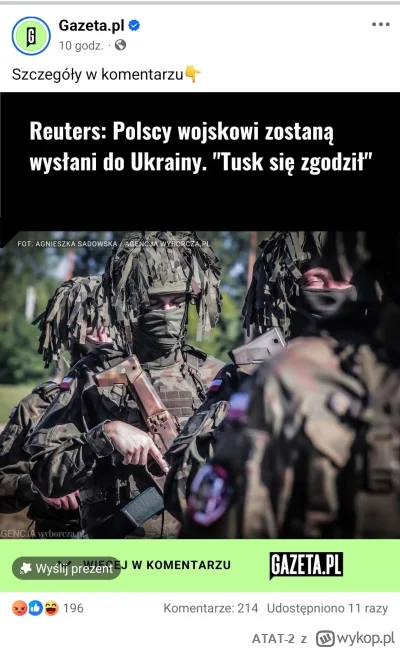ATAT-2 - Hatfu na gazete.pl

Na takie clickbaity szerzące dezinformację powinnien być...