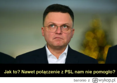 baronio - > Najwięcej zyskuje jednak Konfederacja, która z wynikiem 13,4 proc. stałab...