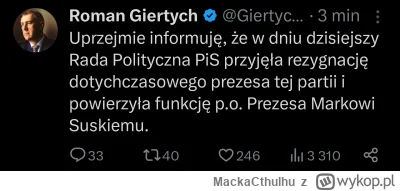MackaCthulhu - Kaczyński już nie jest prezesem PiS #sejm #bekazpisu #4konserwy #neuro...