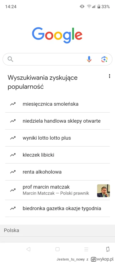 Jestemtunowy - Smoleńsk, niedziela handlowa, totolotek, renta alkoholowa i biedronka....