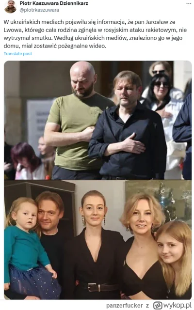 panzerfucker - #ukraina #rosja #wojna 

Piękną miał rodzinę