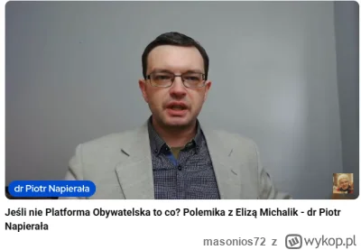 masonios72 - Dla koneserów napieralizmu - polecam dzisiejszą nagrywkę, solidny ojkofo...