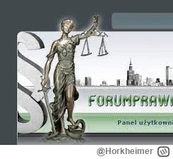 Horkheimer - Też zauważyliście, że na tym słynnym Forum Prawnym (jedno z ostatnich ak...